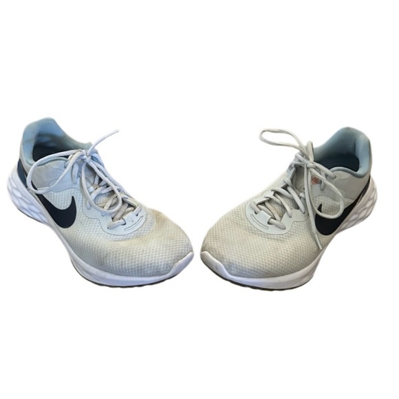 Nike Men's Revolution 6 NN Low Top Running Shoe, Grey Blue, Size 11W - Picture 6 of 12